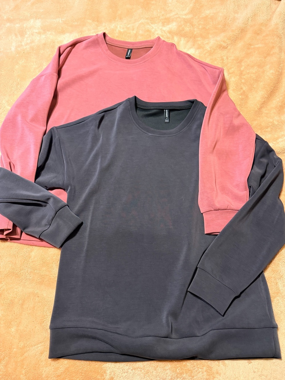 Lazypants  lot of 2 sweatshirts - Pink and Charcoal
